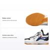 Li Ning Kids Comfortable Non-Slip Shock Absorbing Durable Breathable Basketball Shoes Kids Sneakers White YKBT090-11