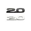 3D Metal 2.0 2.5 Logo Letters Car Fender Emblem Trunk Badge For Mazda 3 GT 5 6 626 Axela CX5 CX7 MX5 2.0 2.5 Sticker Accessories