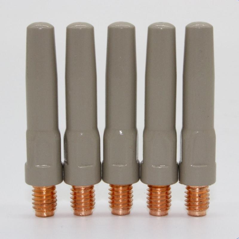 14Pz 15AK Ugelli di Contatto per Saldatura Rivestiti Ugello Gas Ugello Manicotto Protettivo Sostituzione per Pistole Saldanti