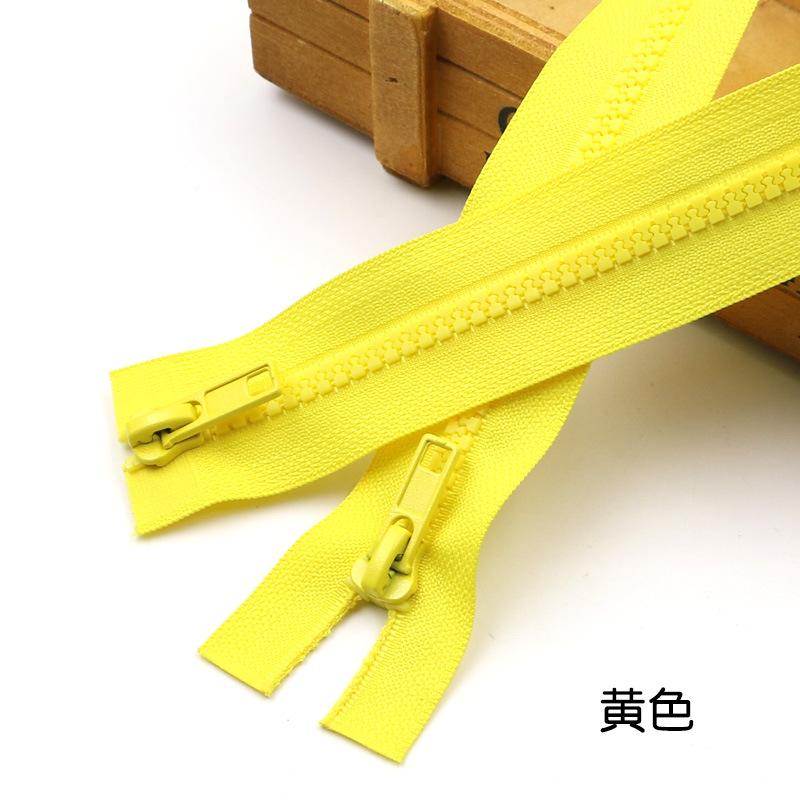 Color No. 5 Resin Double Head Open Tail Zipper Clothing Accessories Down Jacket Clothes Jacket Zipper Diy Accessories