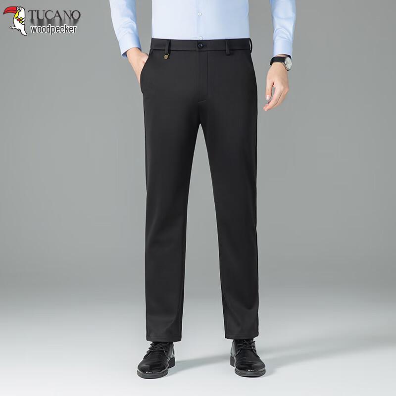 TUCANO Men's Slim-Fit Straight-Leg Casual Pants