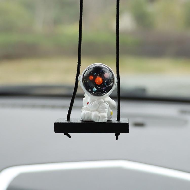 Car Pendant Hanging Ornament Astronaut New Year Gifts Rearview Mirrors Pendant