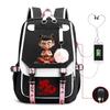 Cartoon Movie Nezha Printing Leisure Burden Reduction Travel Bag Backpack Multi-Function Large Capacity Usb Student Schoolbag