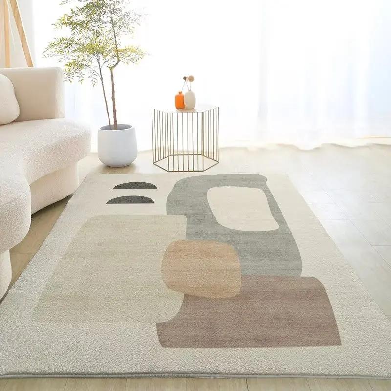 

Сучасний килим для вітальні Простий світлий м який килим Спальні Килими біля дивана Великі Килими Миються Нековзкі Килимки для підлоги 160*200cm