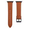 New Genuine Leather Strap For iWatch Band 41/45mm 44/40mm 38/42mm Retro Cowhide Rhombus Bracelet iWatch Serie 7 SE 6 5 4 3