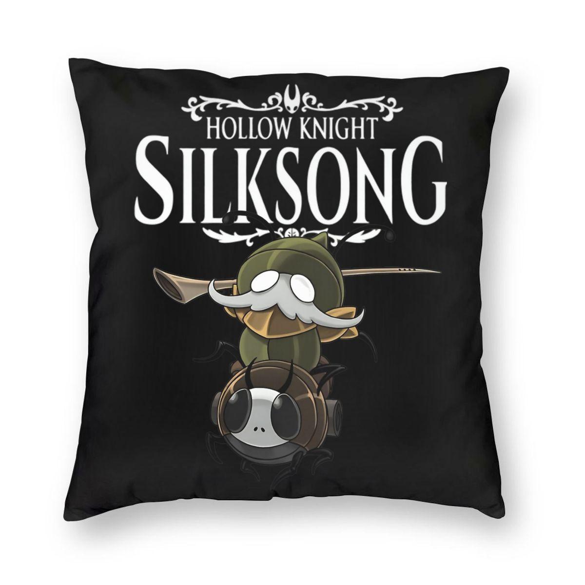 

Hollow Knight Silksong Наволочка Двусторонняя печать Полиэстер Наволочка для подушки Декор Наволочка для диванной подушки Наволочка для спальни Молния 12x12Inch