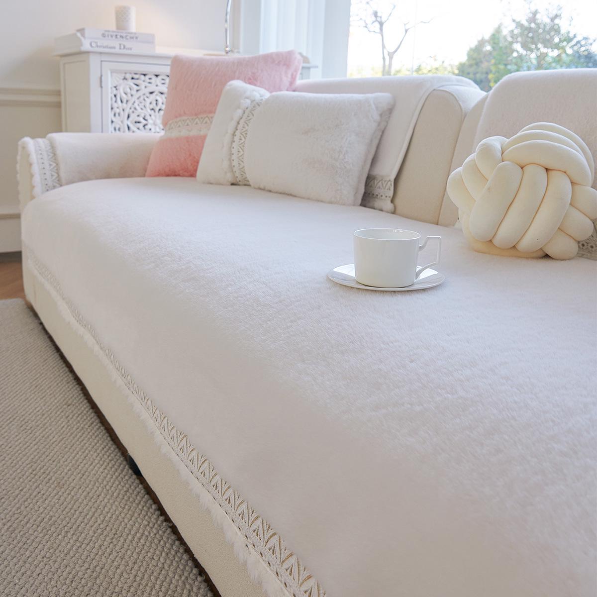 

Комплект толстых плюшевых кожаных подушек и чехлов для дивана, устойчивых к царапинам 45*45cm pillow cover