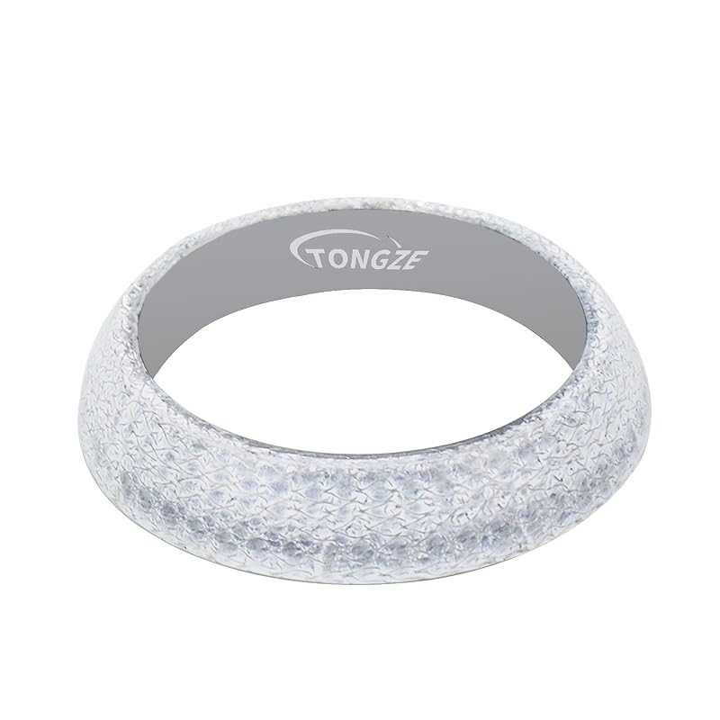 2 Inches/51mm Exhaust Manifold Gasket: Universal Exhaust Flange Gasket Seal Muffler Ring Replacement to Prevent Leaking Between Exhaust Manifold and