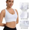 Women Plus Size High Strength Shockproof Cross Back Fitness Running Sports Bra