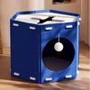 Cama Octogonal de Fieltro para Gatos Resistente al Desgaste Casa para Mascotas Desmontable Parque de Atracciones para Gatos Refugio para Mascotas Casa para Mascotas para Todas las Estaciones Accesorios para Gatos Regalo
