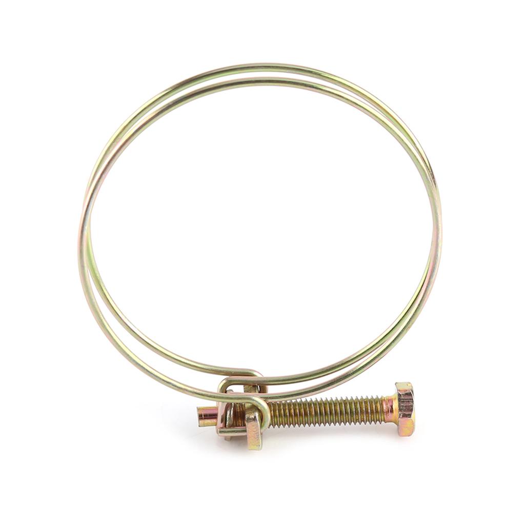 Steel Adjustable Screw Clamp Water Hose Pipe Clip Hoop Plumbing (59mm64mm)