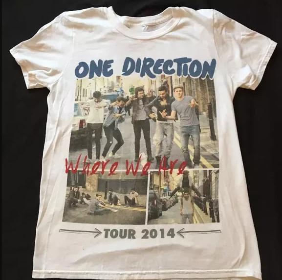 One Direction 2014 Where We Are Tour T-shirt Size S-4XL