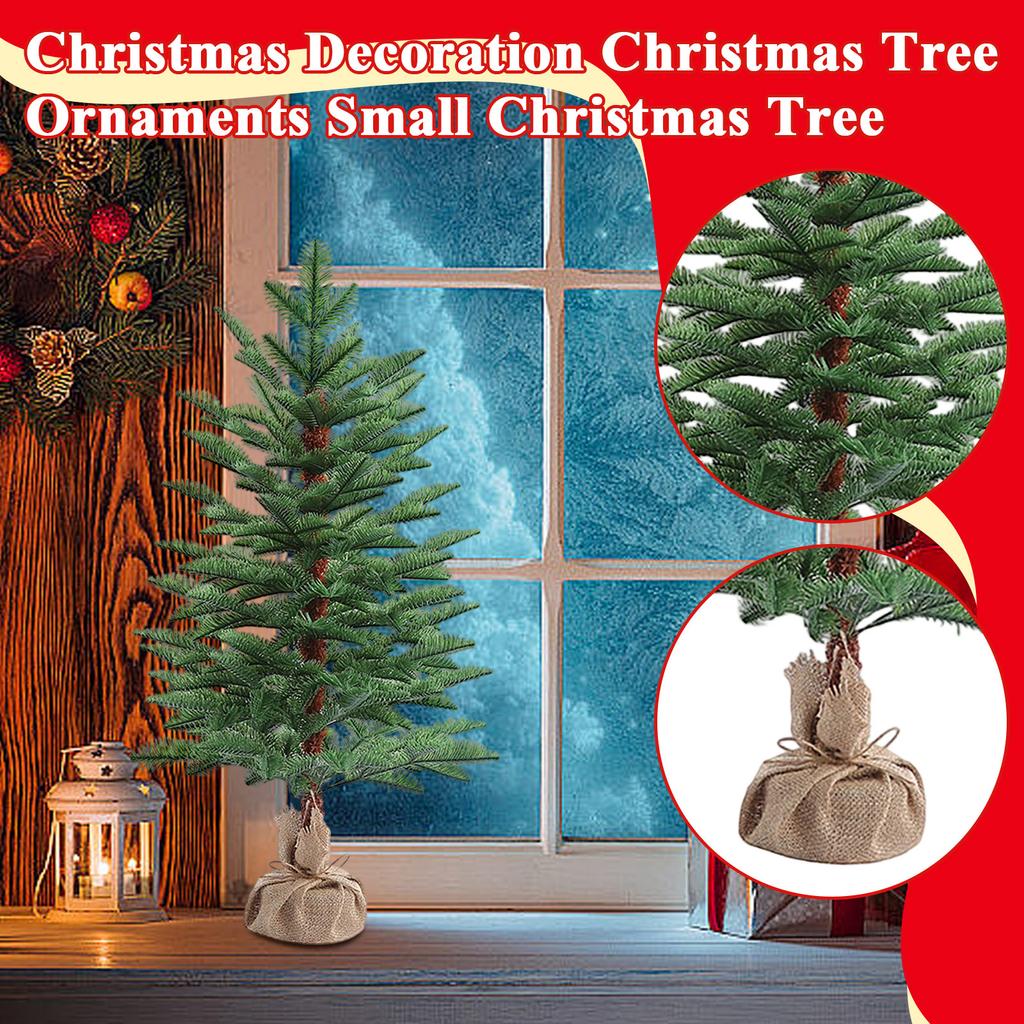Artificial Christmas Tree Desktop Small Tree Pe Christmas Decoration Christmas Tree Ornaments Small Christmas Tree