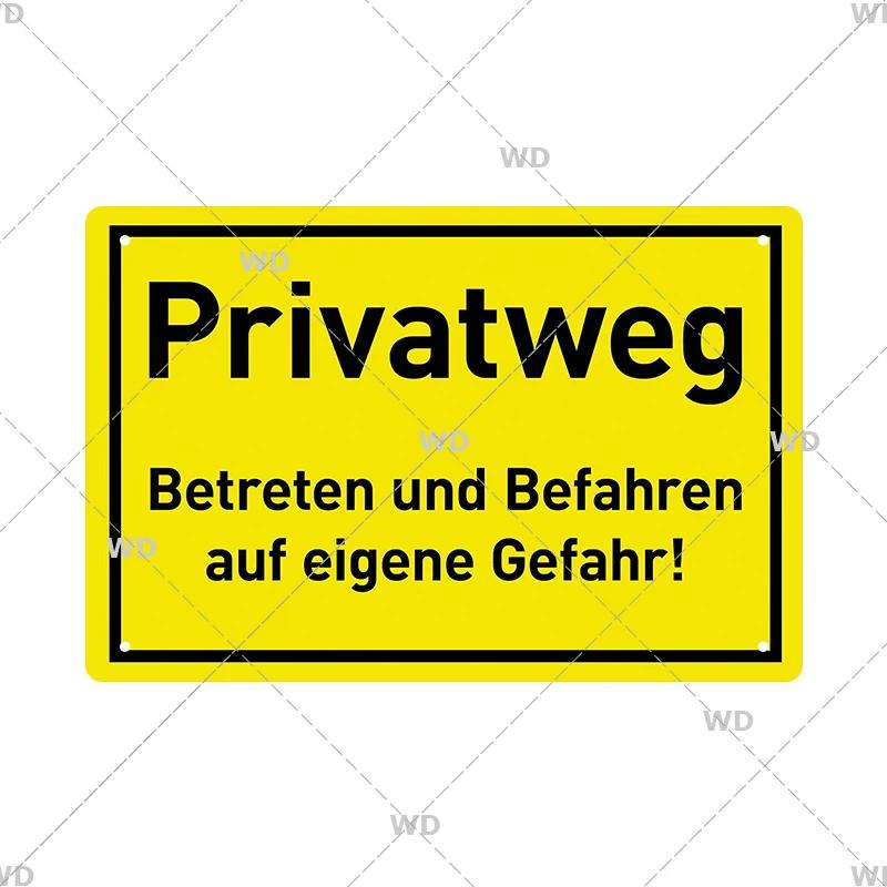 Mfoever Tin Sign Vintage Assorted Traffic Warning No Parking Tin Sign Set Retro European Bicycle Dog Fire Prohibition Metal Wall Art Rustic Saf