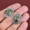 Copper Ruby Zoisite Earring Vintage Earrings Handmade Jewelry 925 Sterling Silver Earring Gemstone Earring Gifts For Mom Birthstone Jewelry