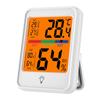 Digital Thermometer Hygrometer Electronic Temperature Humidity Meter Wall Mount Desktop Use for Home Baby Room Indoor Monitoring