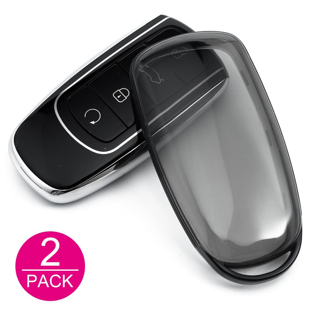 Slim Car Key Fob Case Cover Keychain For Chery Tiggo 7 8 Pro Max Omoda 5 C5 S5 O5 Jaecoo J7 J8 Accessories Black Transparent