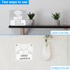 WiFi Pattern Password Sign Rack, Table Display Holder, Sturdy Clear