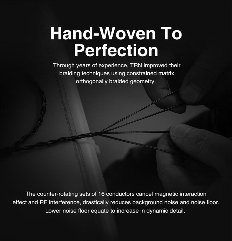 TRN T2 Pro16 Core Earphones Silver Plated HIFI Upgrade Cable 2.5/3.5/4.4/Type C/Lighting/QDC//MMCX/0.75/0.78 MT4 TA4 MT1MAX