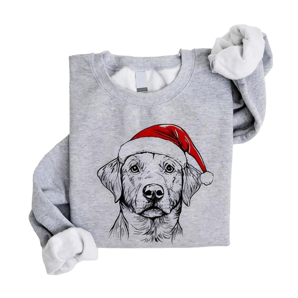 Christmas T-Shirts And Sweatshirts, Women'S Sweatshirts, Long-Sleeved Pullover Sweatshirts, Women'S Long-Sleeved Tops