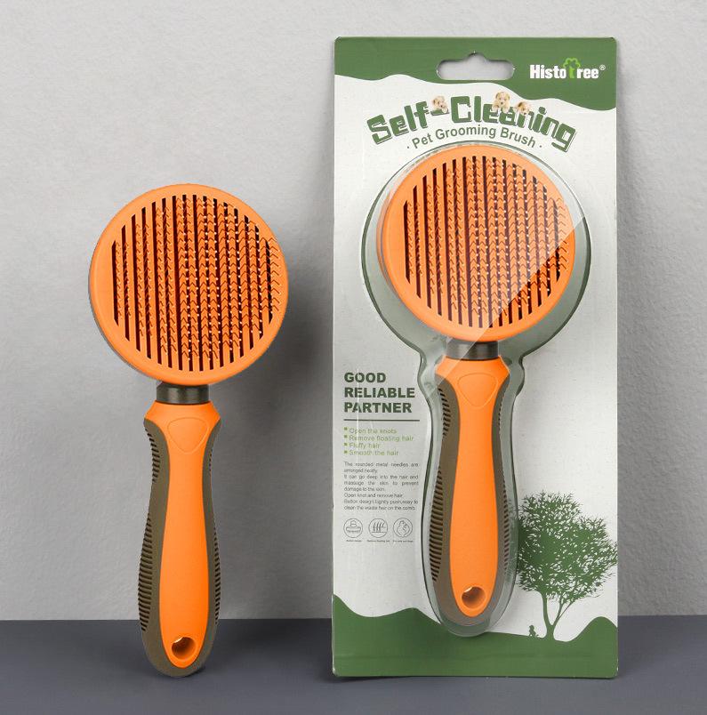 Pet comb dog cat hair removal needle comb cat hair dog hair cleaning artifact pet self-cleaning fading comb