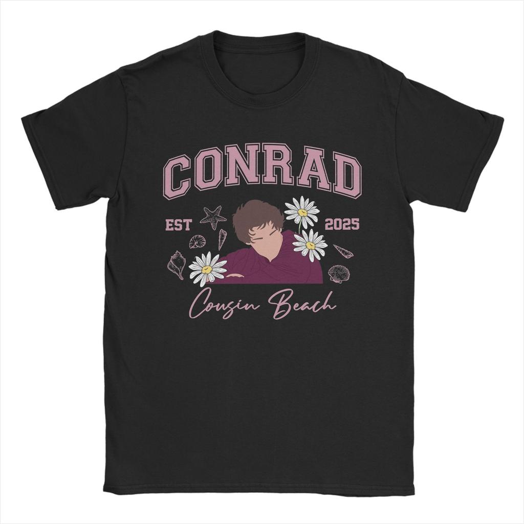 Men Conrad Fisher T Shirts The Summer I Turned Pretty Pure Cotton Tops Short Sleeve O Neck Tee Shirt Birthday Gift T-Shirt
