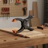 Duty Carpentry Clamp MicroAdjustment Locking Ratchet clip Tool for Crafts, Backdrop Stand,