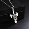 Retro Cross Long Sword Pendant Necklace: European & American Casual Fashion Jewelry