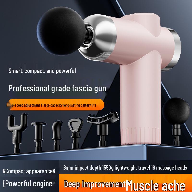 Mini Fascia Gun: Professional Massage for Muscle Relaxation - Silent, Multifunctional Neck Massager for Men and Women
