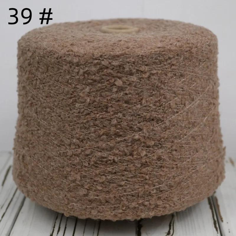 200g 460m Hand-braided Alpaca Loop Wool Yarn Thread Hand Knitting Wool Crochet Yarn for DIY Sweater Soft Smooth Yarn