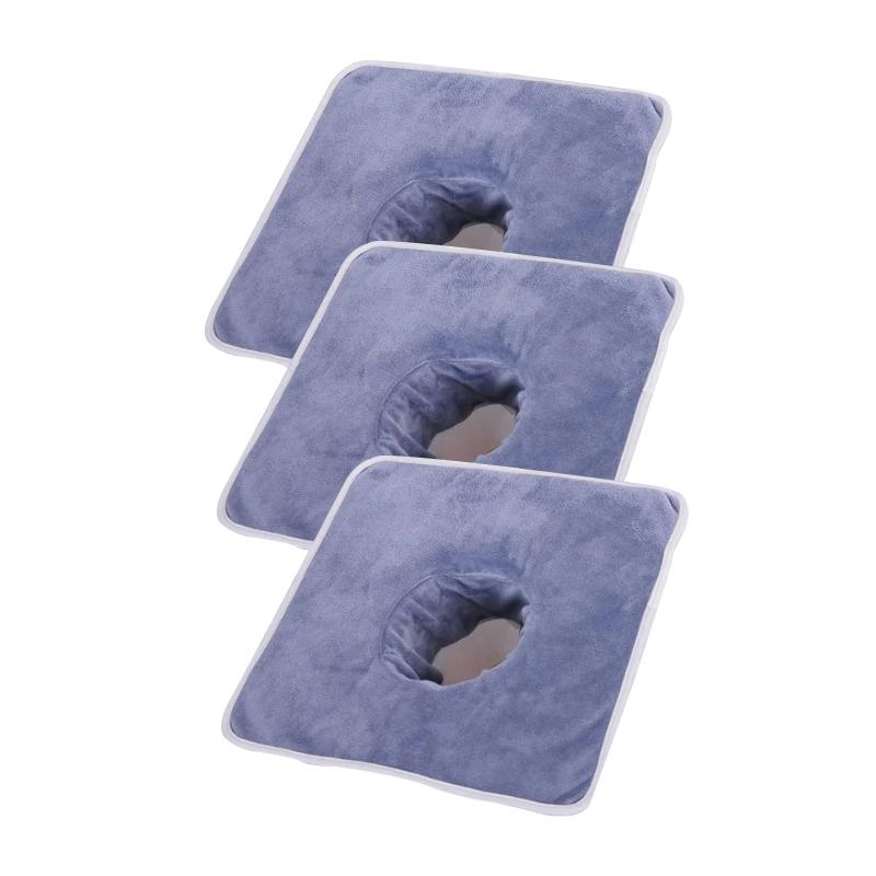 Schönheitssalon Gesichtstuch Akupunktur und Moxibustion Massage Pflege Massageliege mit Loch Verdickungspad Gesicht saugfähiges Tuch