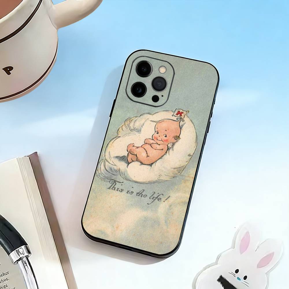 

Lovely Kewpie Baby Phone Case Silicone Soft For IPhone 17 16 15 14 13 12 11 X XR Plus Pro Max Plus iPhone16e