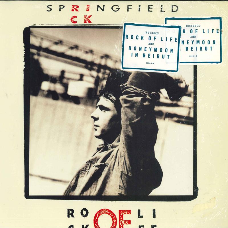 LP Record RICK SPRINGFIELD  Rock Of Life 66201R RCA 1988 US Rock Used