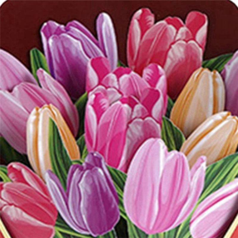 ABUL-3D -Up Paper Flowers Bouquet Greeting Cards ,Gift Cards For Mother's Day Birthday Easter For Women