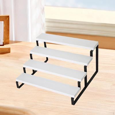4 Tier Riser Display Stand Cupcake Dessert Shelf Metal Flower Pot Rack Perfume for