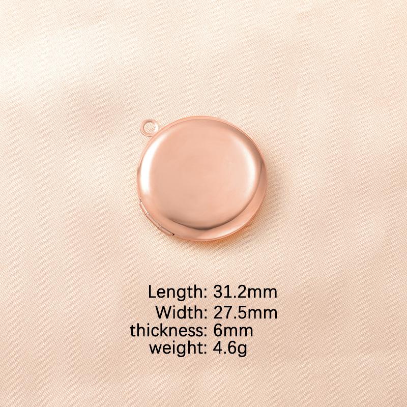 Roestvrij Staal Foto Medaillon Ketting Hart Rond Ovaal Gepersonaliseerde Herinnering Sieraden voor Vrouwen Mannen
