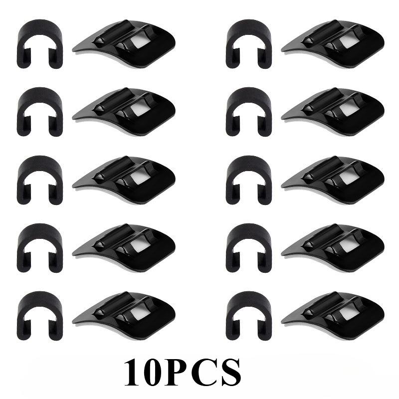 Aluminum Bike Oil Tube Fixed Clamp Conversion Adapter Brake Cable Set Frame U Buckle Tube Guide Mounting Kit