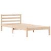 Lit vidaXL avec tête de lit 80x210 cm en bois de pin massif 869760