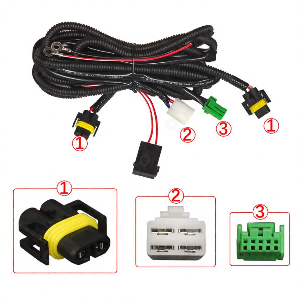 Reliable H11 Fog Light Wiring Relay Switch Kit For Old Honda Vehicle Front Driving Lamp Control Circuitry Replacement