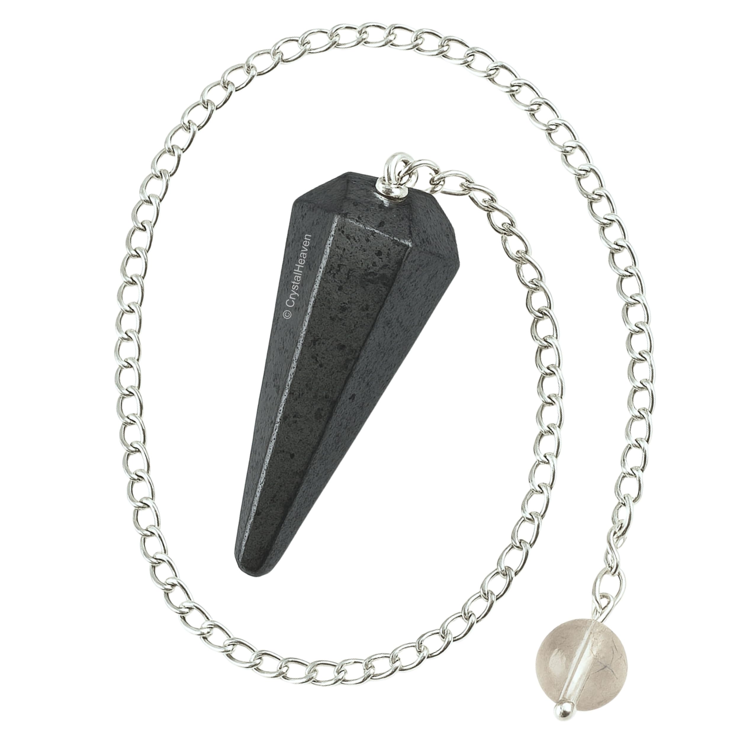 Hematite Pendulum Dowsing Tool - Natural