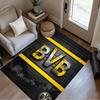 Bvb Dortmund Football Emblem Floor Mat Suitable For Dormitory Entryway Playrooms Game Room Antislip Carpet Office Home Decor Spiritual Gift