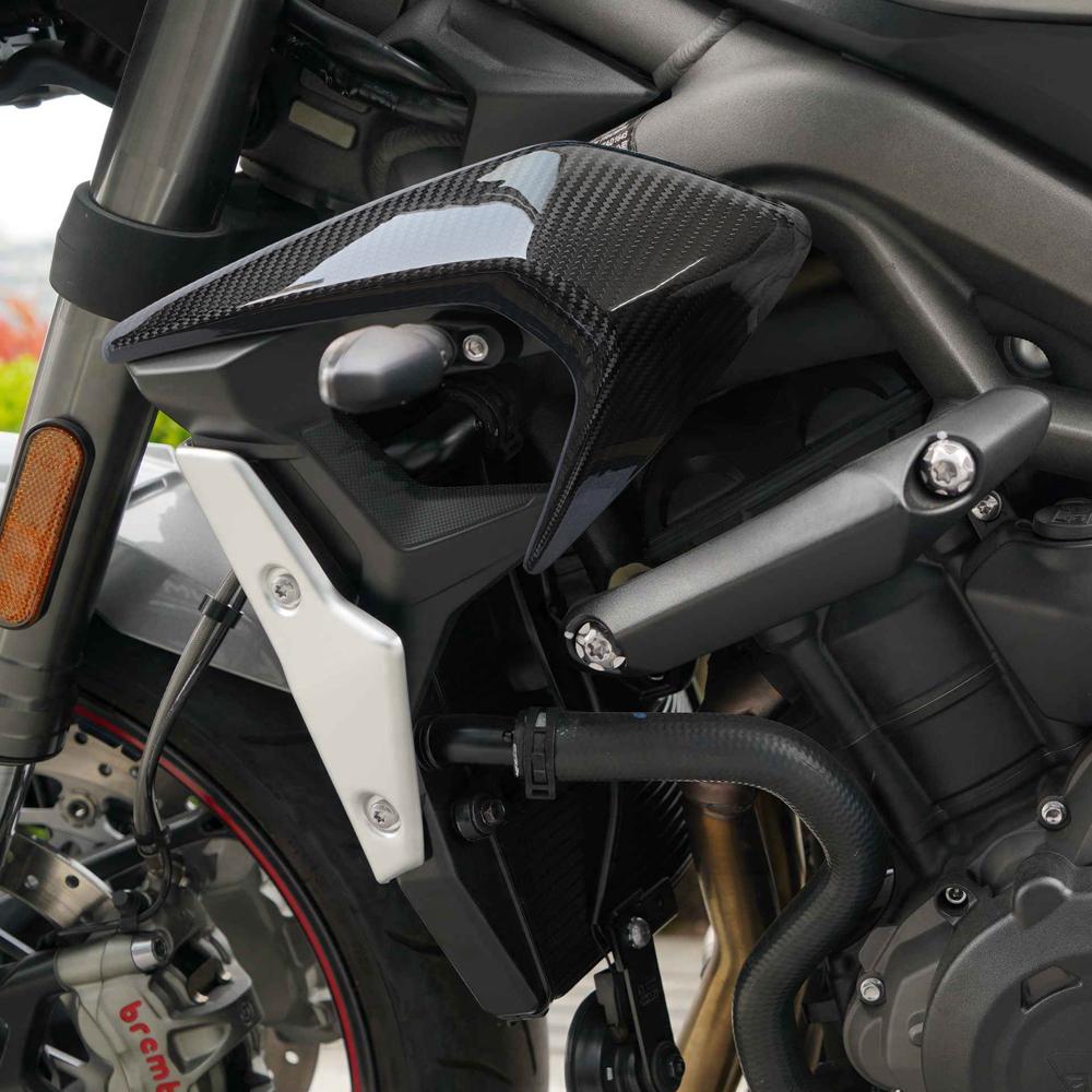 Motorcycle Carbon Fibre Side Fairing Protection Cover for Triumph Street Triple 765 2021-2022