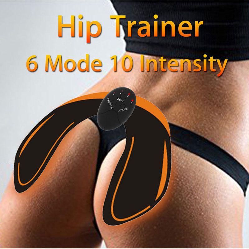 Ems Butt Lifting Trainer For Men And Women Pu Material Portable Fitness Device
