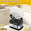 Electric Rapid Egg Cooker Multi-functional Egg Boiler Poacher Steamer with Measuring Cup AU/US 6 Grids Eggs Cooker for Kitchen
