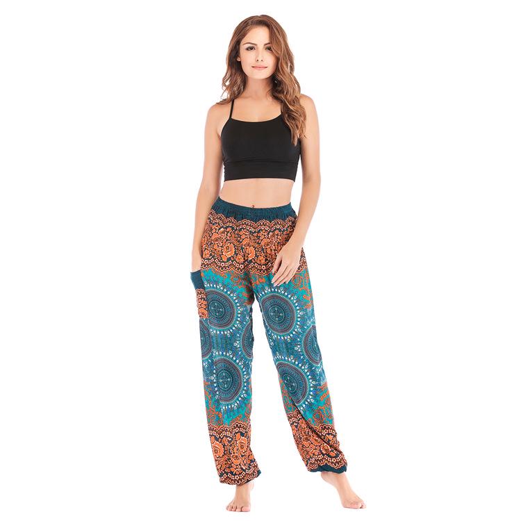 Women's Rayon Cotton Casual Yoga Harem Pants