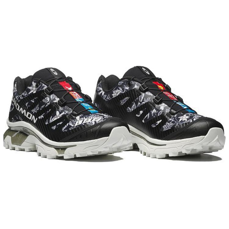SALOMON XT-4 OG Needlepoint Pack - Black Unisex Sneakers Icicle Deep-Lichen-Green L47604200