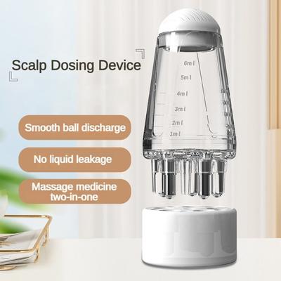 Scalp Applicator Liquid Comb Portable Mini Massage Comb Hair Growth Fluid Ball Essential Oil Liquid Guiding Massager Anti Hair Loss Scalp Care Tools