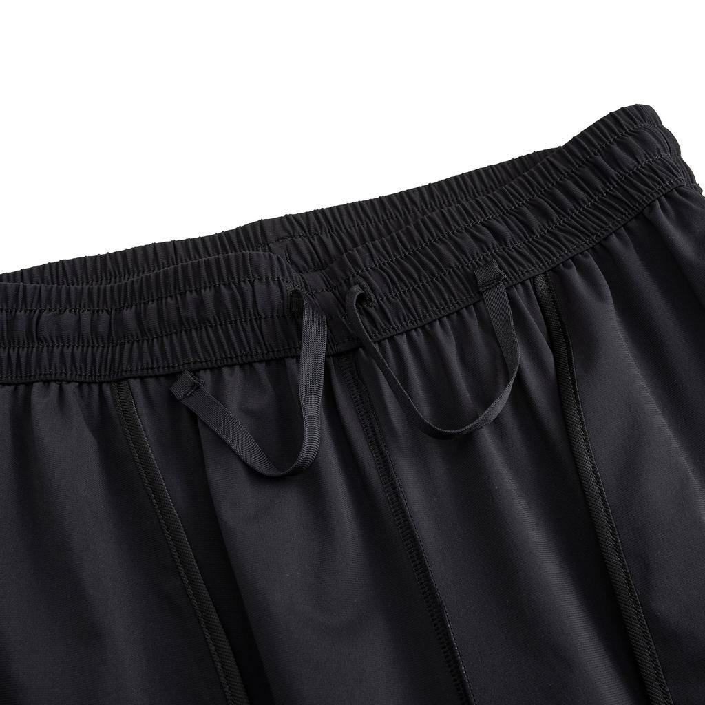 Anta Womens Knitted Sports Long Pants Summer Casual Pants Women bottoms Basic-Black 962627307-1