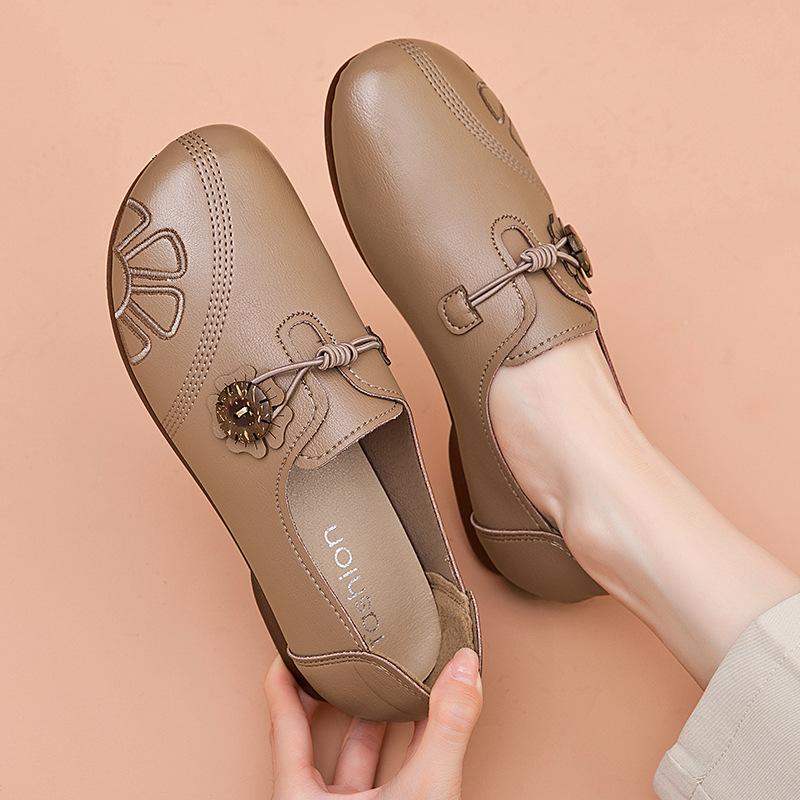 Penny Loafers for kvinner Klassiske slip-on-sko Komfortable kjolesko Uformelt kontorgåing kjøresko for kvinner Lett imitert skinnsko