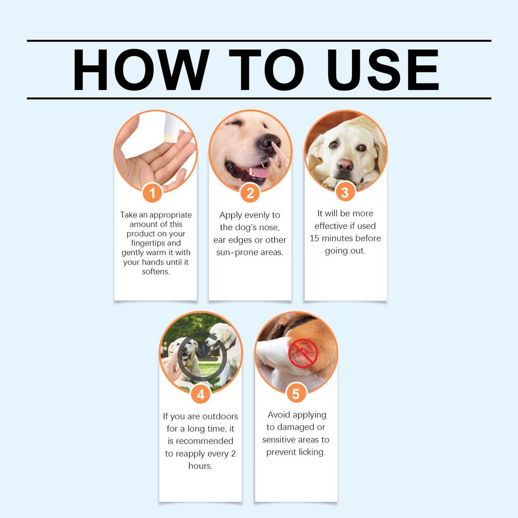 Dog Nose Sunscreen Oil, Pet Sunscreen, Moisturizes And Protects Sensitive Noses. Sunscreen Cream